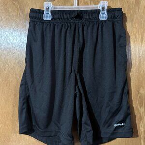Athletic Works Black Boys Shorts 10/12 Large NWOT